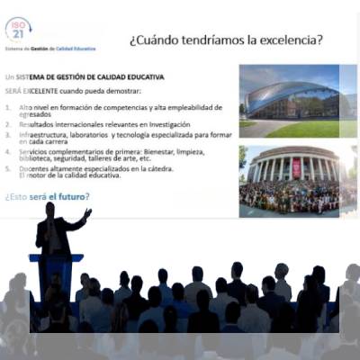 Diapositiva de introducción a ISO21001